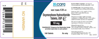 10 mg- 100 Count (Oxymorphone 10 mg)